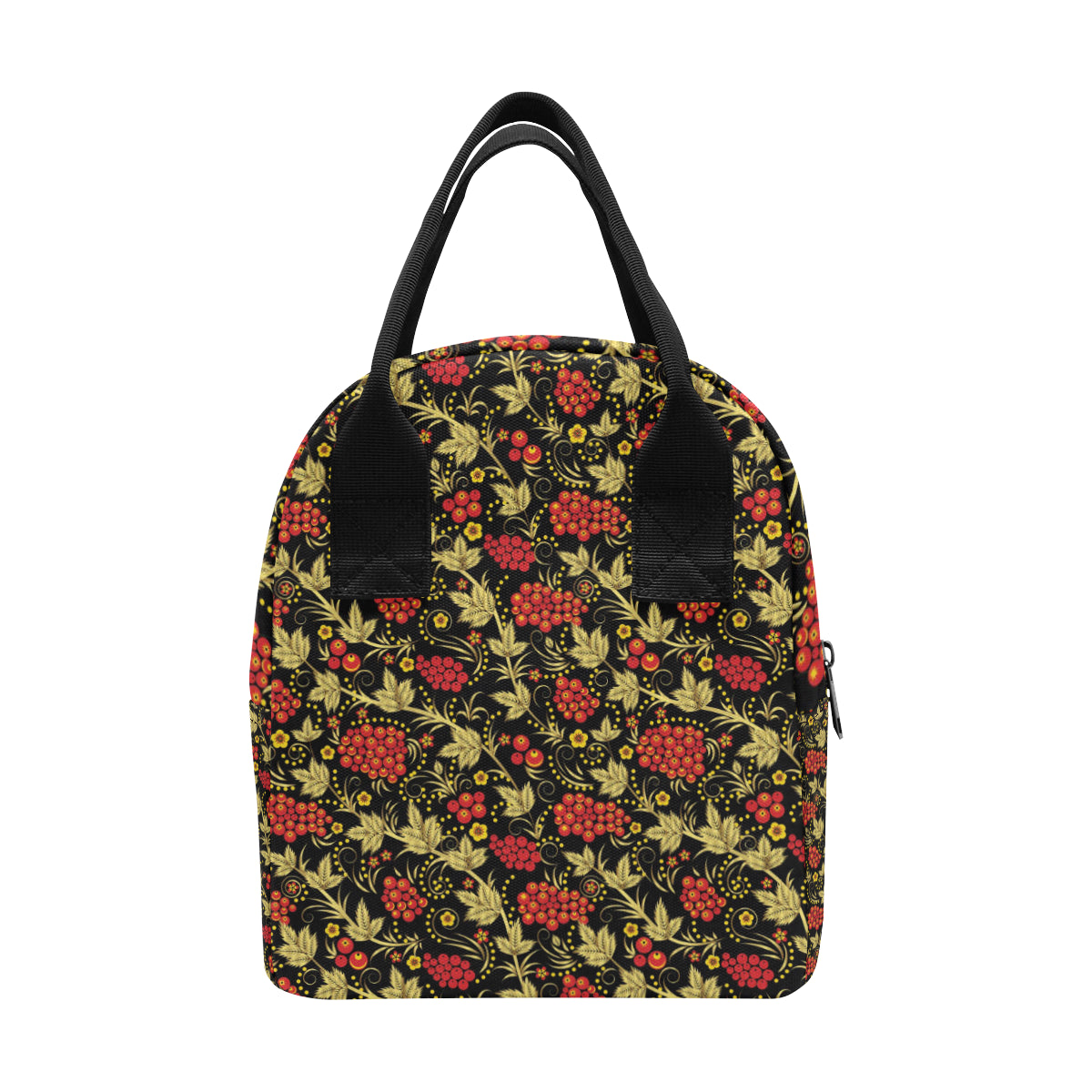 Cranberry Pattern Print Design CB02 Insulated Lunch Bag