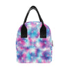 Tie Dye Blue Pink Insulated Lunch Bag