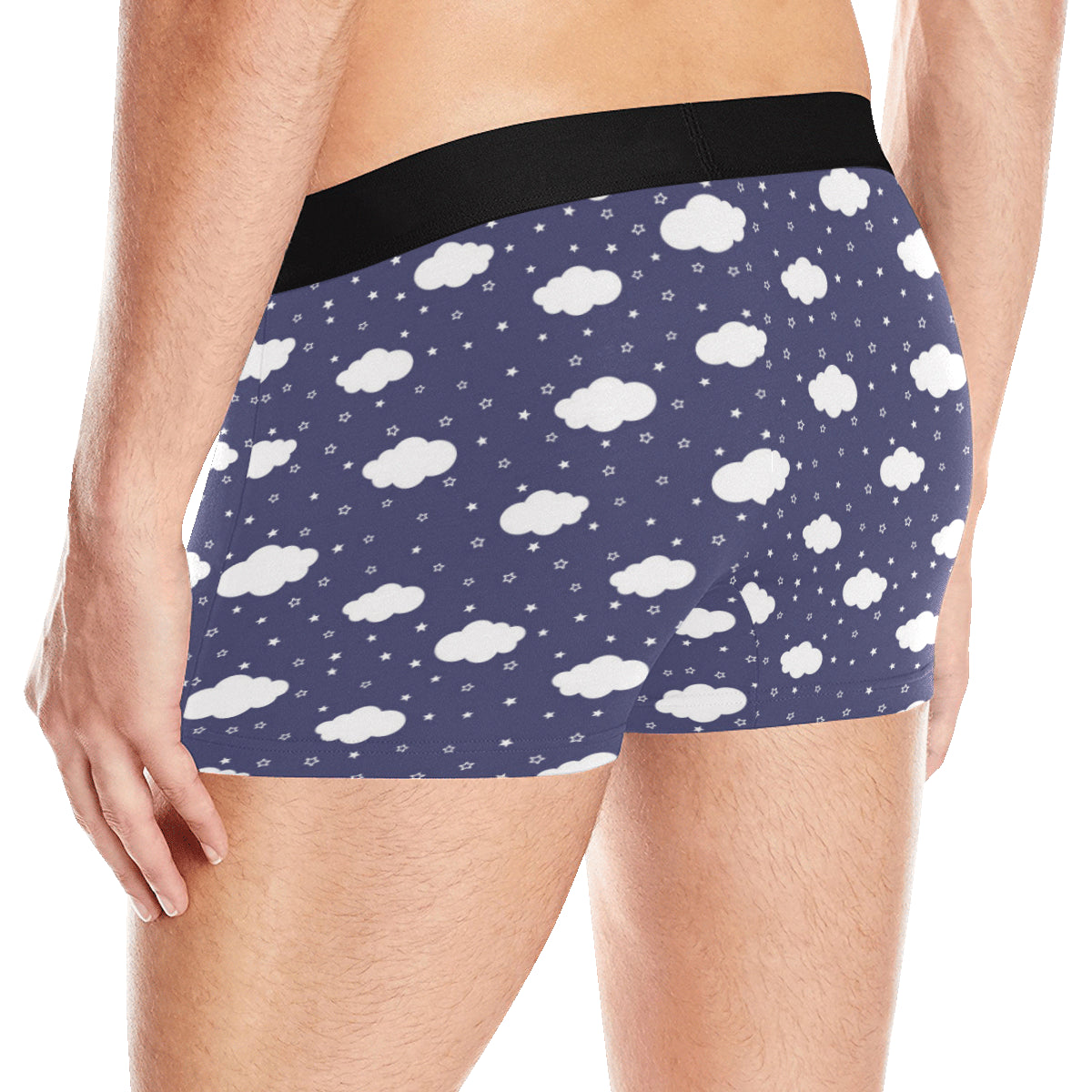 Cloud  Pattern Print Design 03 Men's Boxer Briefs