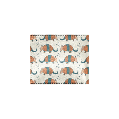 Armadillo Pattern Print Design 01 Men's ID Card Wallet