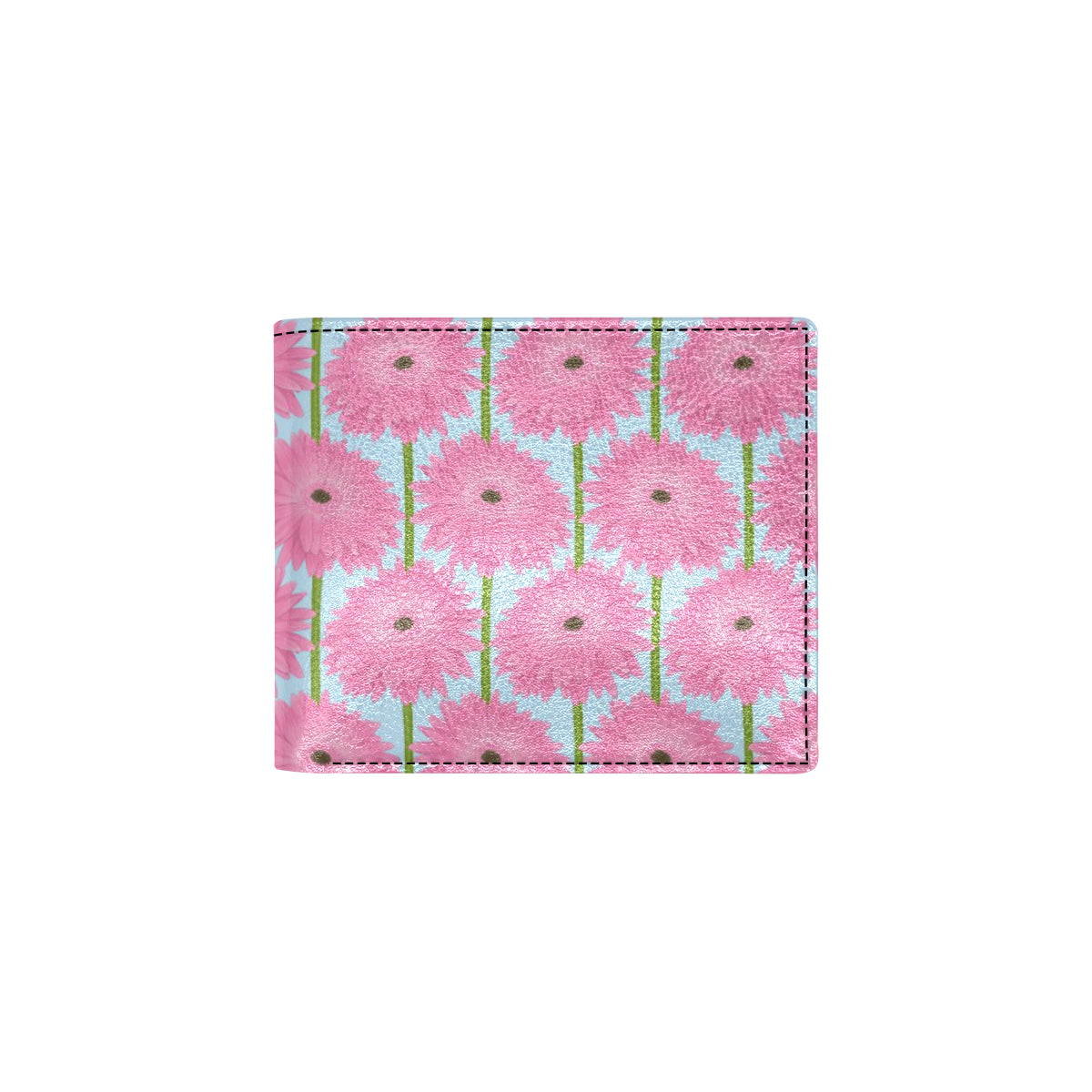 Gerberas Pattern Print Design GB01 Men's ID Card Wallet