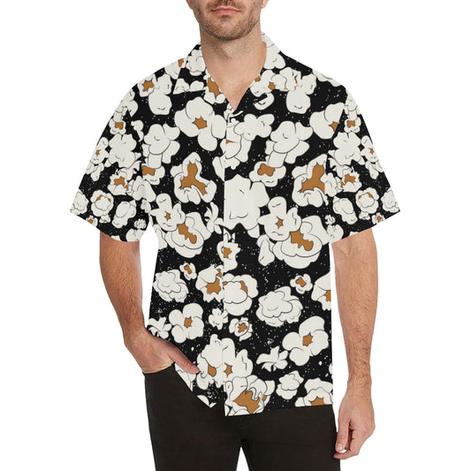 Popcorn Pattern Print Design A02 Men's Hawaiian Shirt