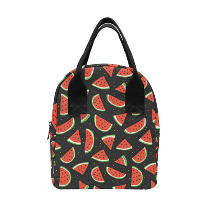 Watermelon Pattern Print Design WM09 Insulated Lunch Bag