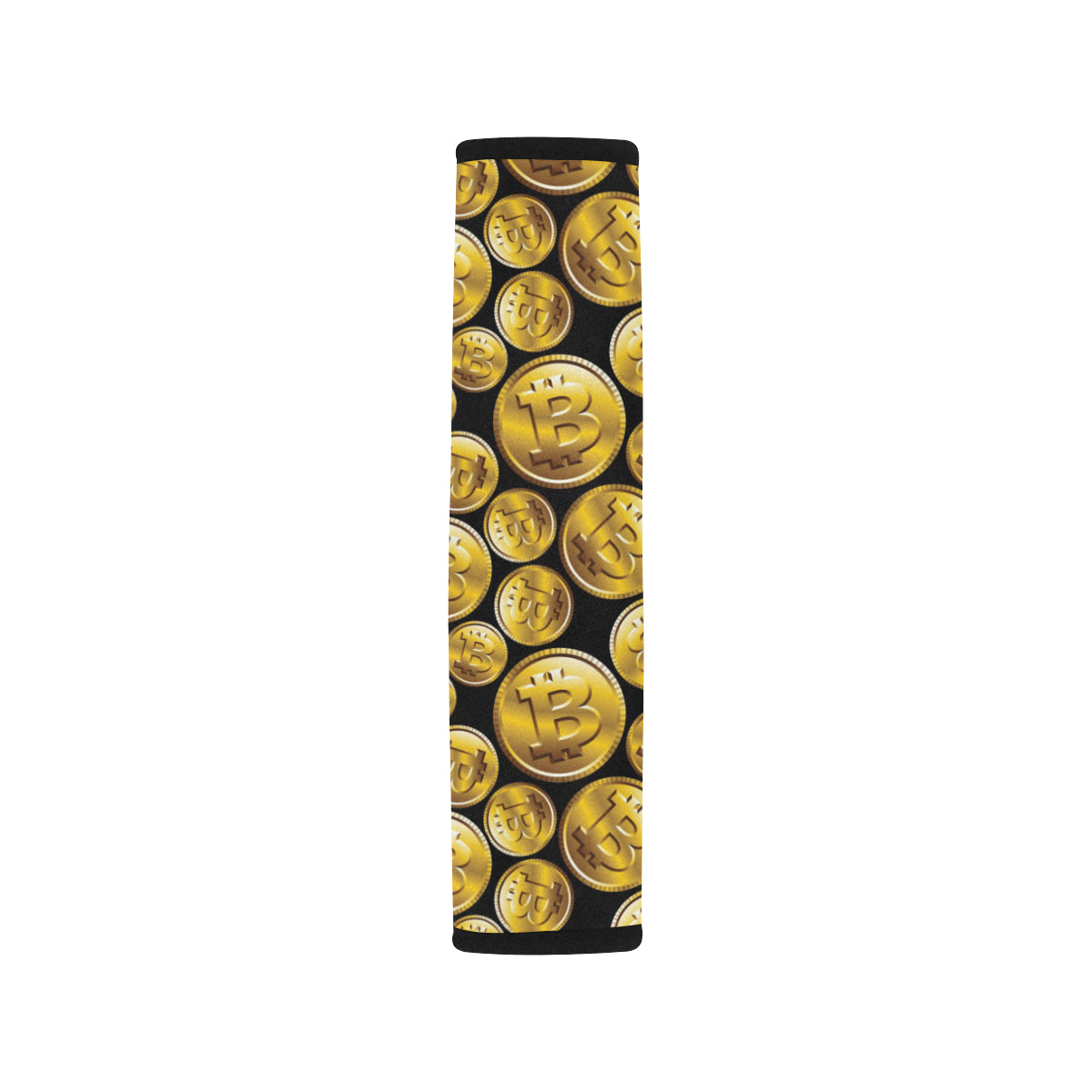 Bitcoin Pattern Print Design DO05 Car Seat Belt Cover