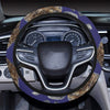 Sea Turtle Pattern Print Design T05 Steering Wheel Cover with Elastic Edge