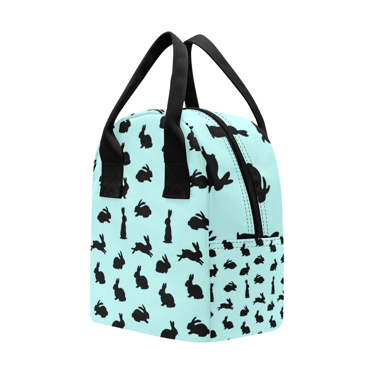 Rabbit Pattern Print Design RB010 Insulated Lunch Bag