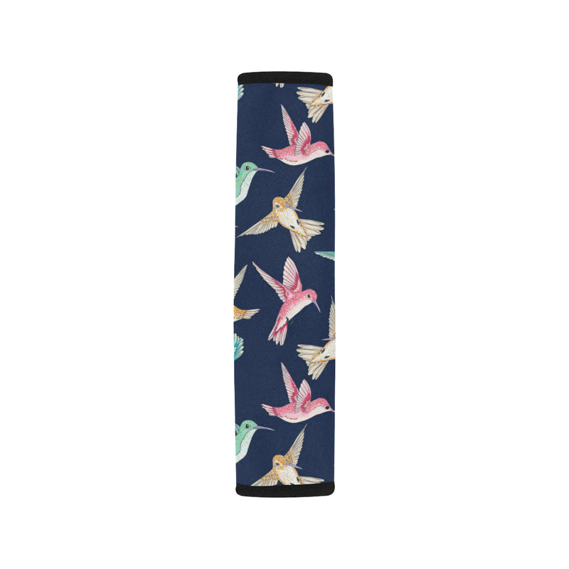 Hummingbird Cute Pattern Print Design 01 Car Seat Belt Cover