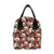 Skull Red Rose Insulated Lunch Bag