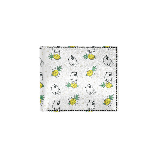 Bull Terriers Pattern Print Design 05 Men's ID Card Wallet