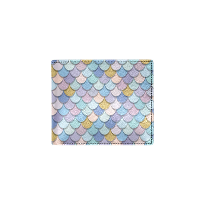 Mermaid Scales Pattern Print Design 05 Men's ID Card Wallet