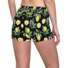 Lemon Pattern Print Design LM02 Yoga Shorts