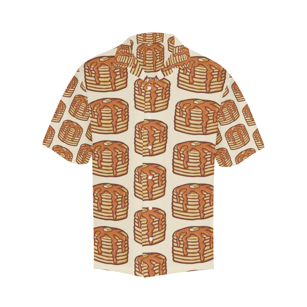 Pancake Pattern Print Design A02 Men's Hawaiian Shirt