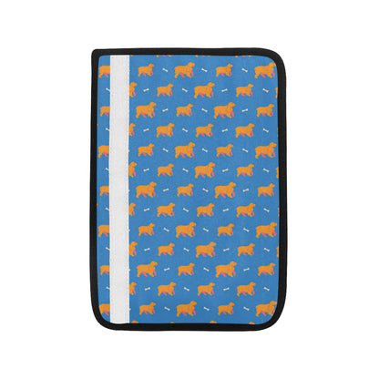 Cocker Pattern Print Design 04 Car Seat Belt Cover