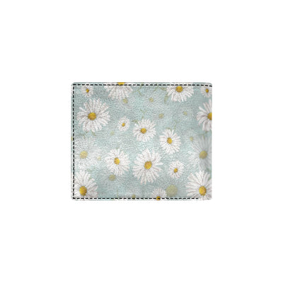 Daisy Pattern Print Design DS012 Men's ID Card Wallet