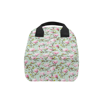 Magnolia Pattern Print Design MAG04 Insulated Lunch Bag
