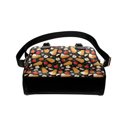 Apple Pie Pattern Print Design 01 Shoulder Handbag