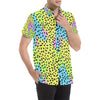 90s Pattern Print Design 2 Men's Short Sleeve Button Up Shirt