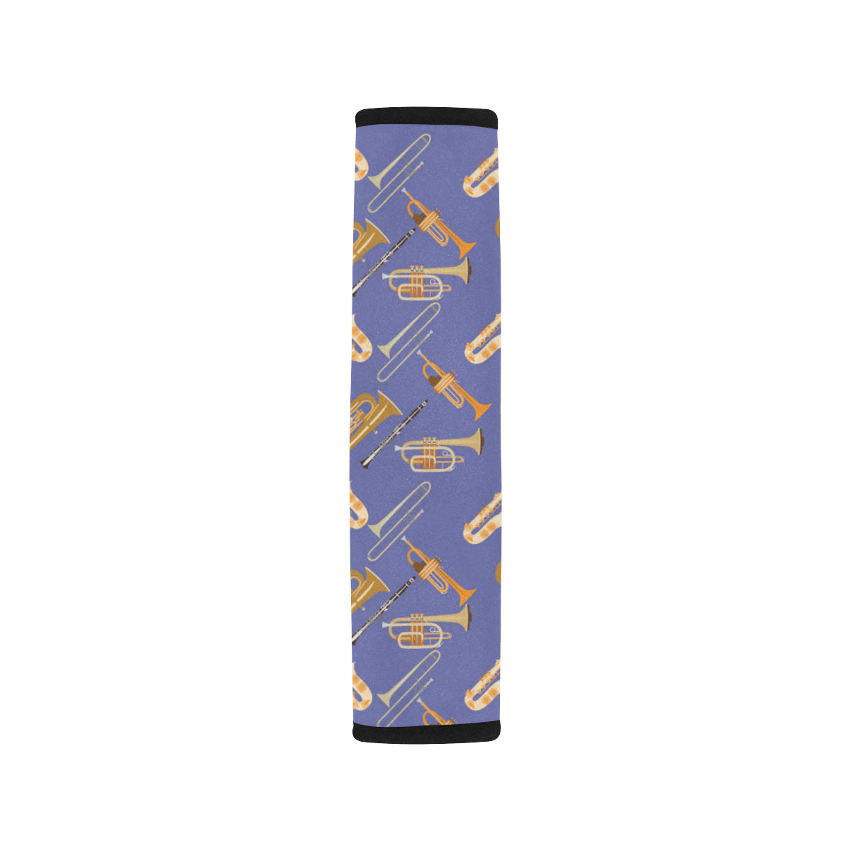 Trombone Pattern Print Design 02 Car Seat Belt Cover