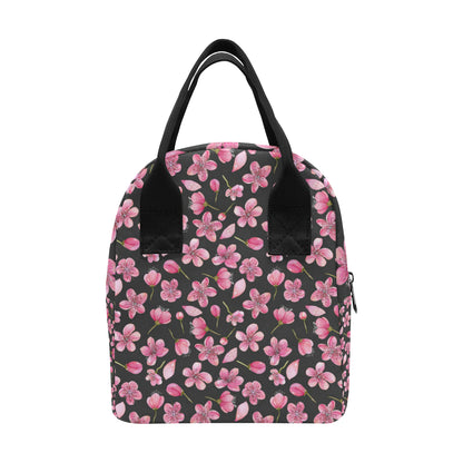 Apple blossom Pattern Print Design AB03 Insulated Lunch Bag