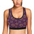 Sun Moon Star Design Themed Print Sports Bra