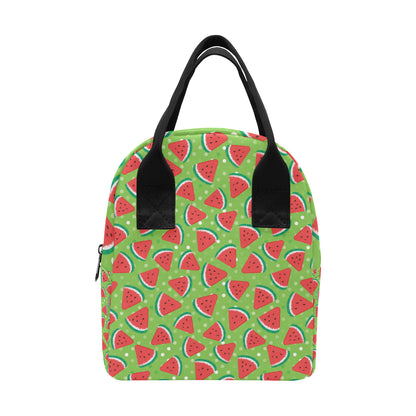 Watermelon Pattern Print Design WM05 Insulated Lunch Bag