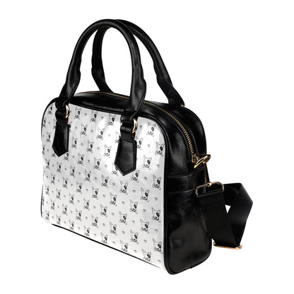 Bull Terriers Pattern Print Design 06 Shoulder Handbag