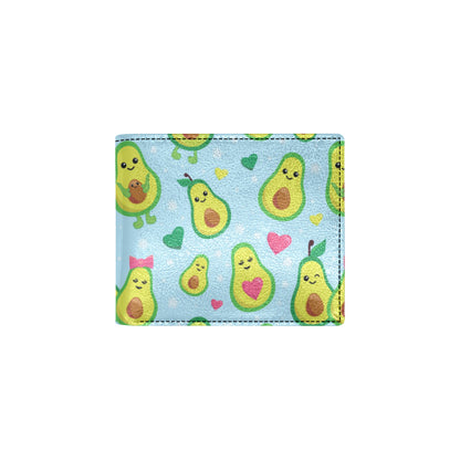 Avocado Pattern Print Design AC09 Men's ID Card Wallet