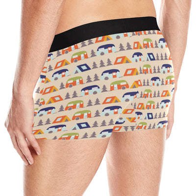 Camper Tent Pattern Print Design 03 Men's Boxer Briefs