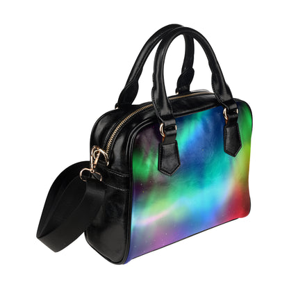 Aurora Borealis Pattern Print Design 02 Shoulder Handbag