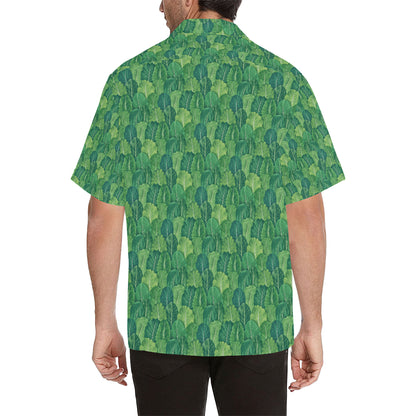 Cabbage Pattern Print Design 02 Men's Hawaiian Shirt