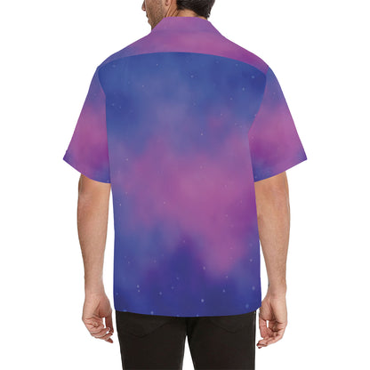 Nebula Pattern Print Design A05 Men's Hawaiian Shirt