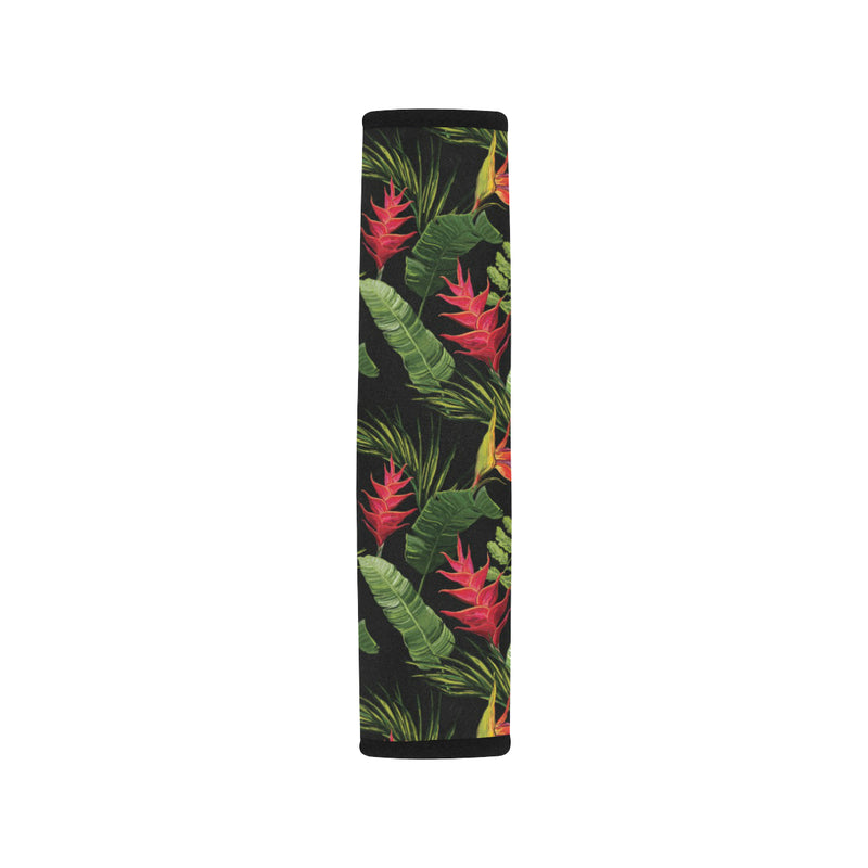 Bird Of Paradise Pattern Print Design BOP010 Car Seat Belt Cover