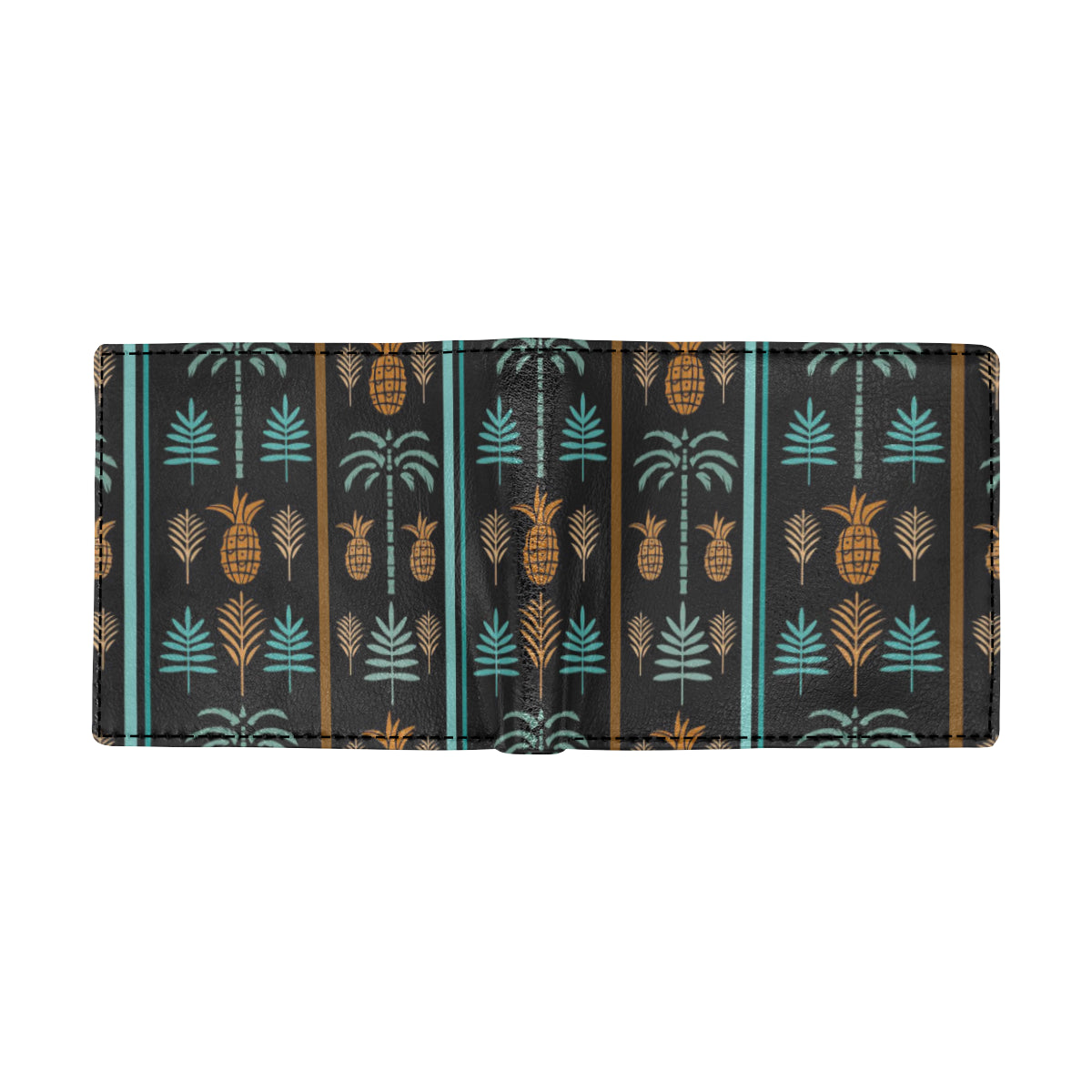 Hawaiian Themed Pattern Print Design H023 Men's ID Card Wallet