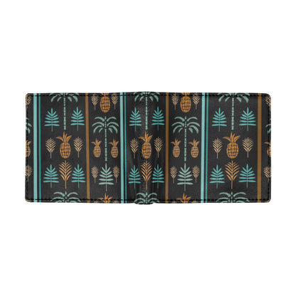 Hawaiian Themed Pattern Print Design H023 Men's ID Card Wallet
