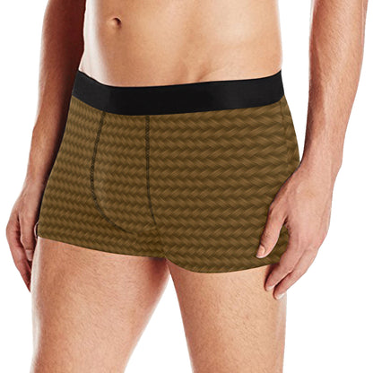 Cable Knit Pattern Print Design 02 Men's Boxer Briefs