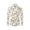 Apple blossom Pattern Print Design AB05 Men's Long Sleeve Shirt