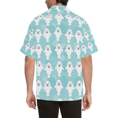 Sea Lion Baby Pattern Print Design 01 Men's Hawaiian Shirt