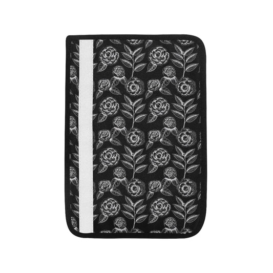 Camellia Pattern Print Design 02 Car Seat Belt Cover