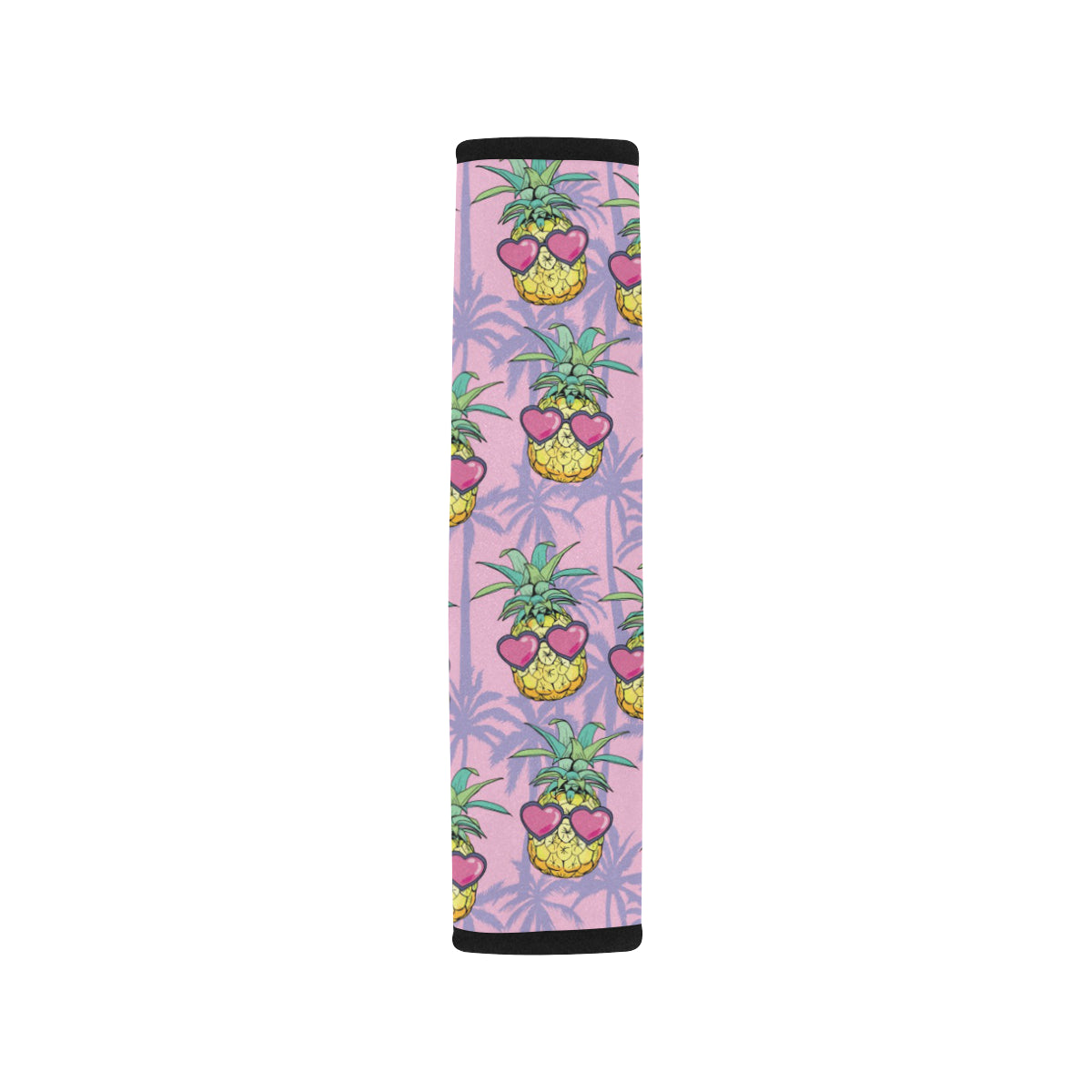 Pineapple Pattern Print Design PP06 Car Seat Belt Cover
