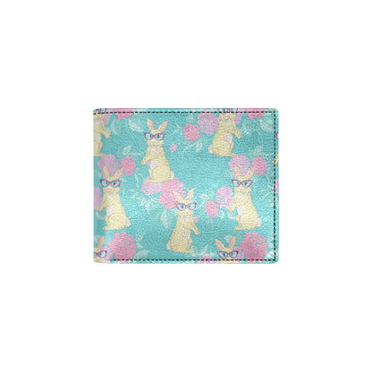 Rabbit Pattern Print Design RB05 Men's ID Card Wallet