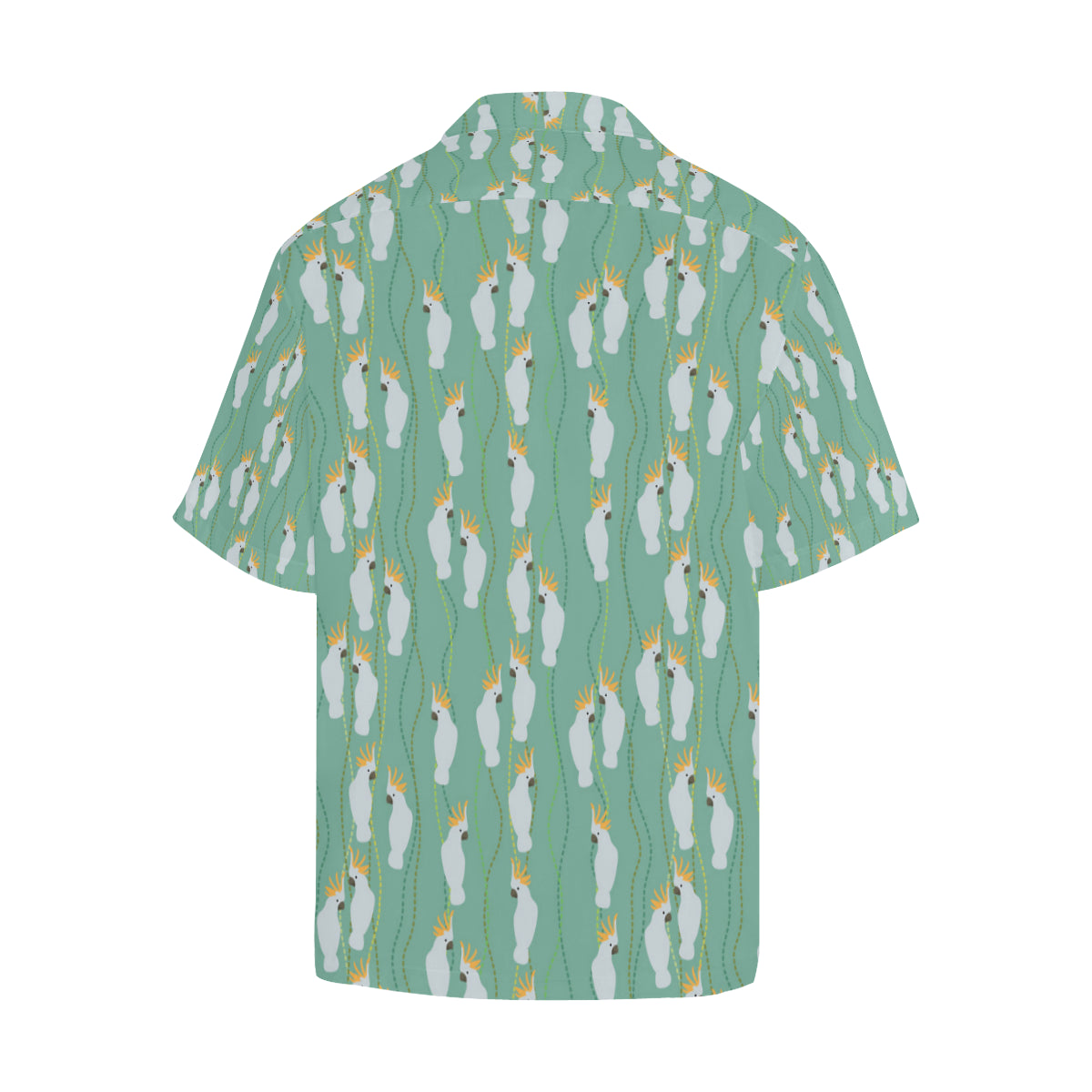 Cockatoo Pattern Print Design 01 Men's Hawaiian Shirt
