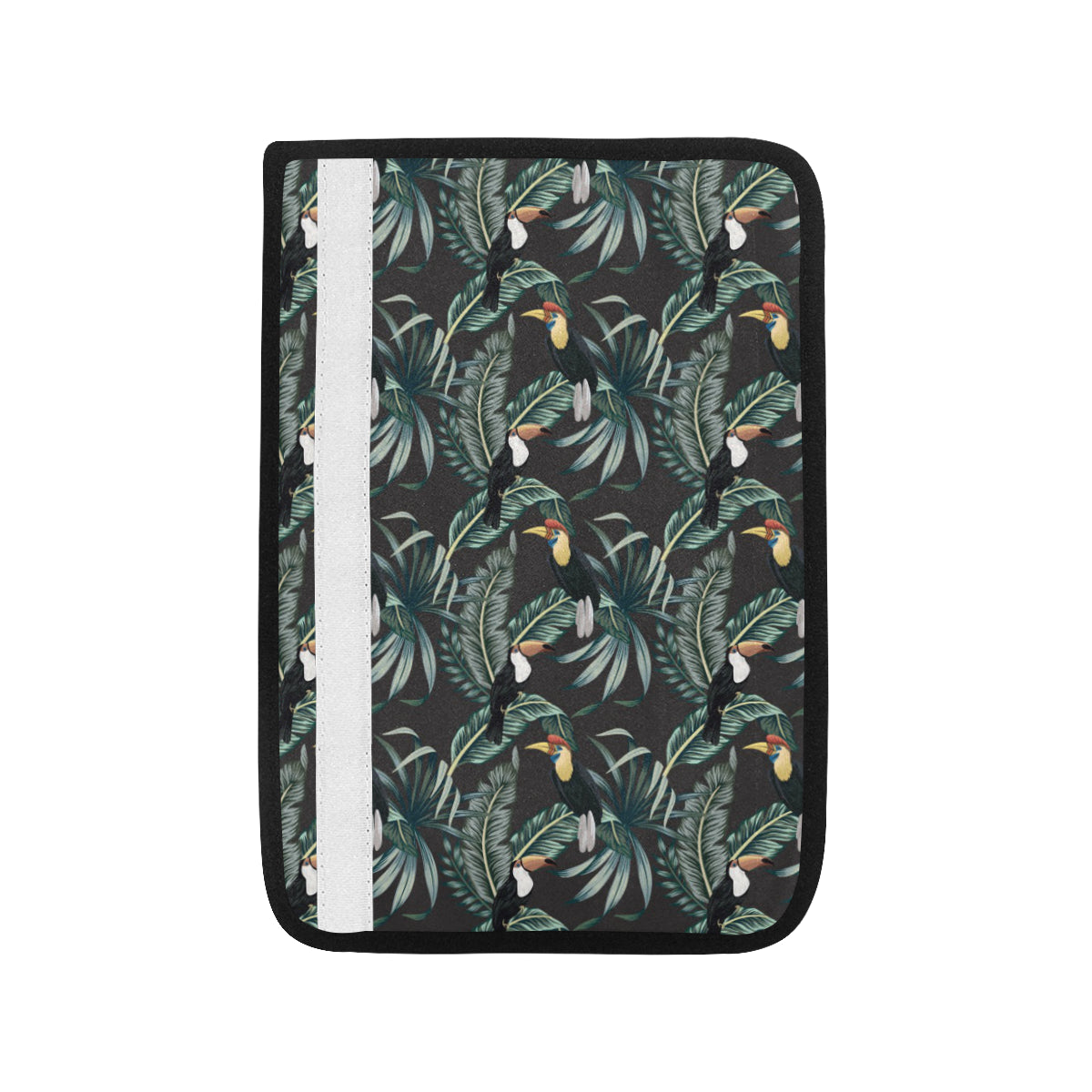 Rainforest Pattern Print Design RF06 Car Seat Belt Cover