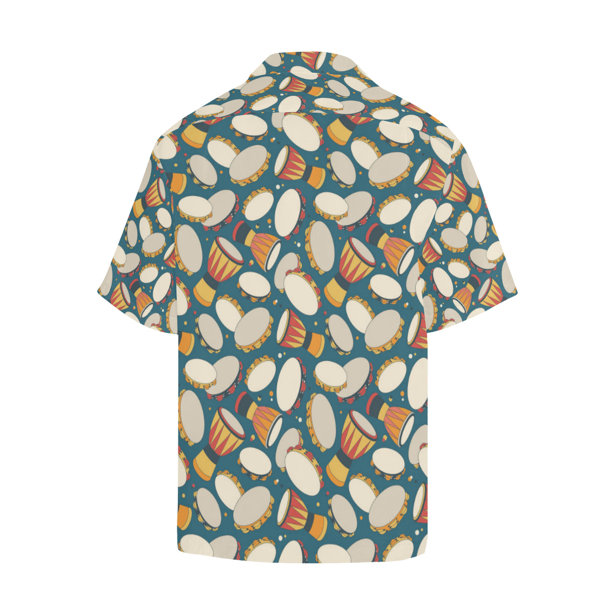 Tambourine Pattern Print Design 01 Men's Hawaiian Shirt