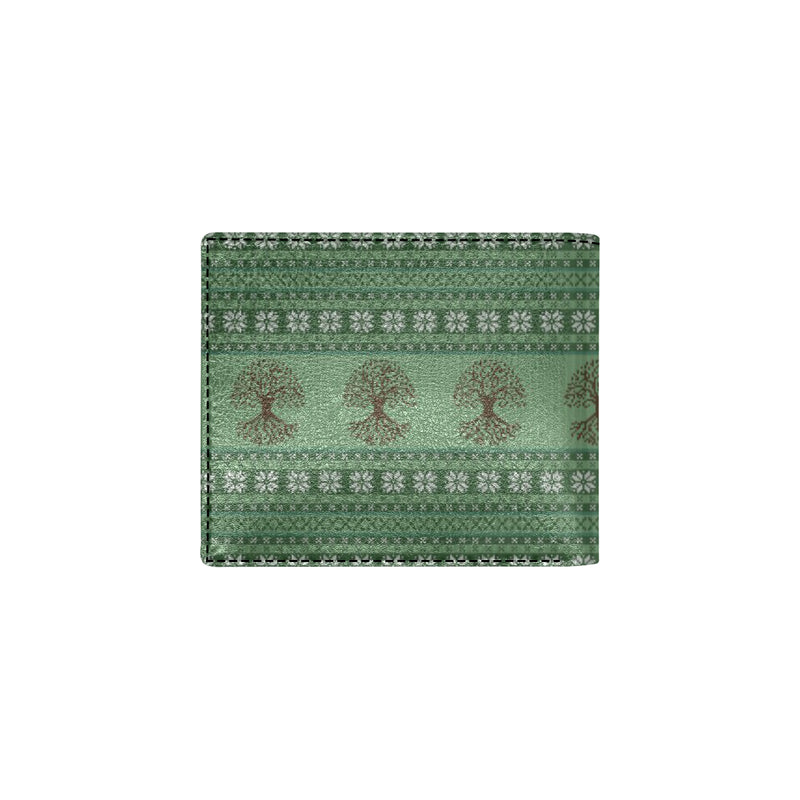 Celtic Pattern Print Design 09 Men's ID Card Wallet