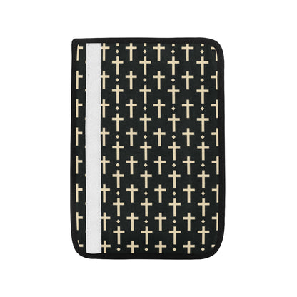 Cross Pattern Print Design 03 Car Seat Belt Cover