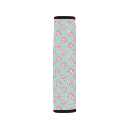 Bacon Pattern Print Design 04 Car Seat Belt Cover