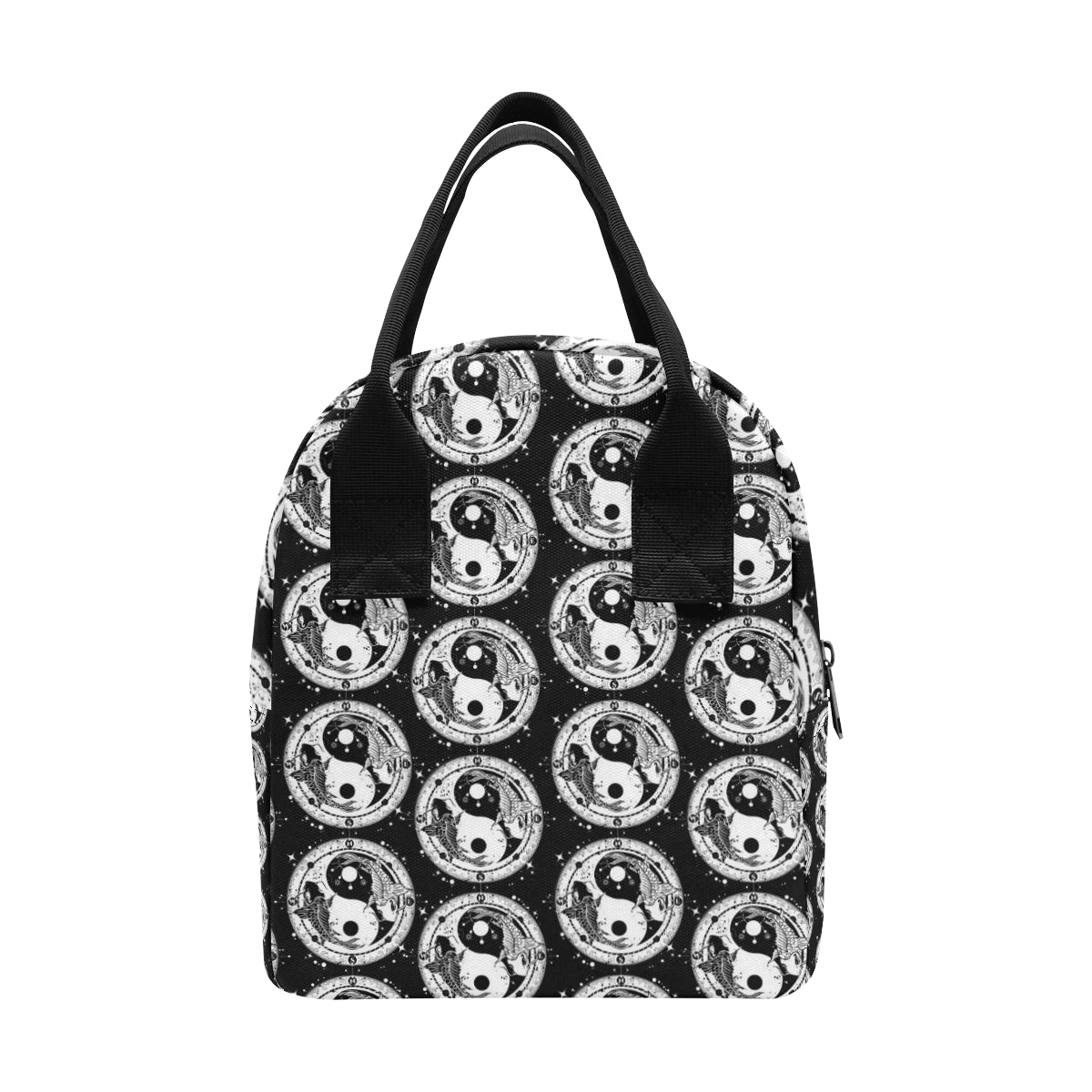 Yin Yang Koi Fish Insulated Lunch Bag