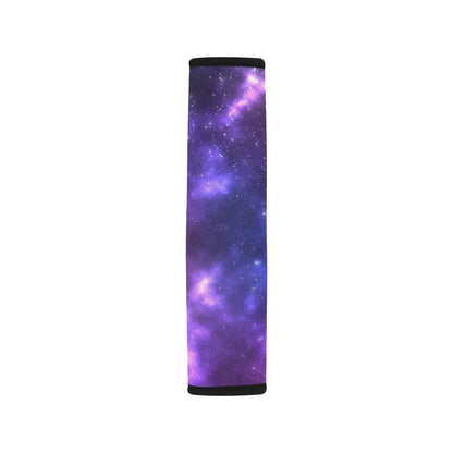 Celestial Purple Blue Galaxy Car Seat Belt Cover