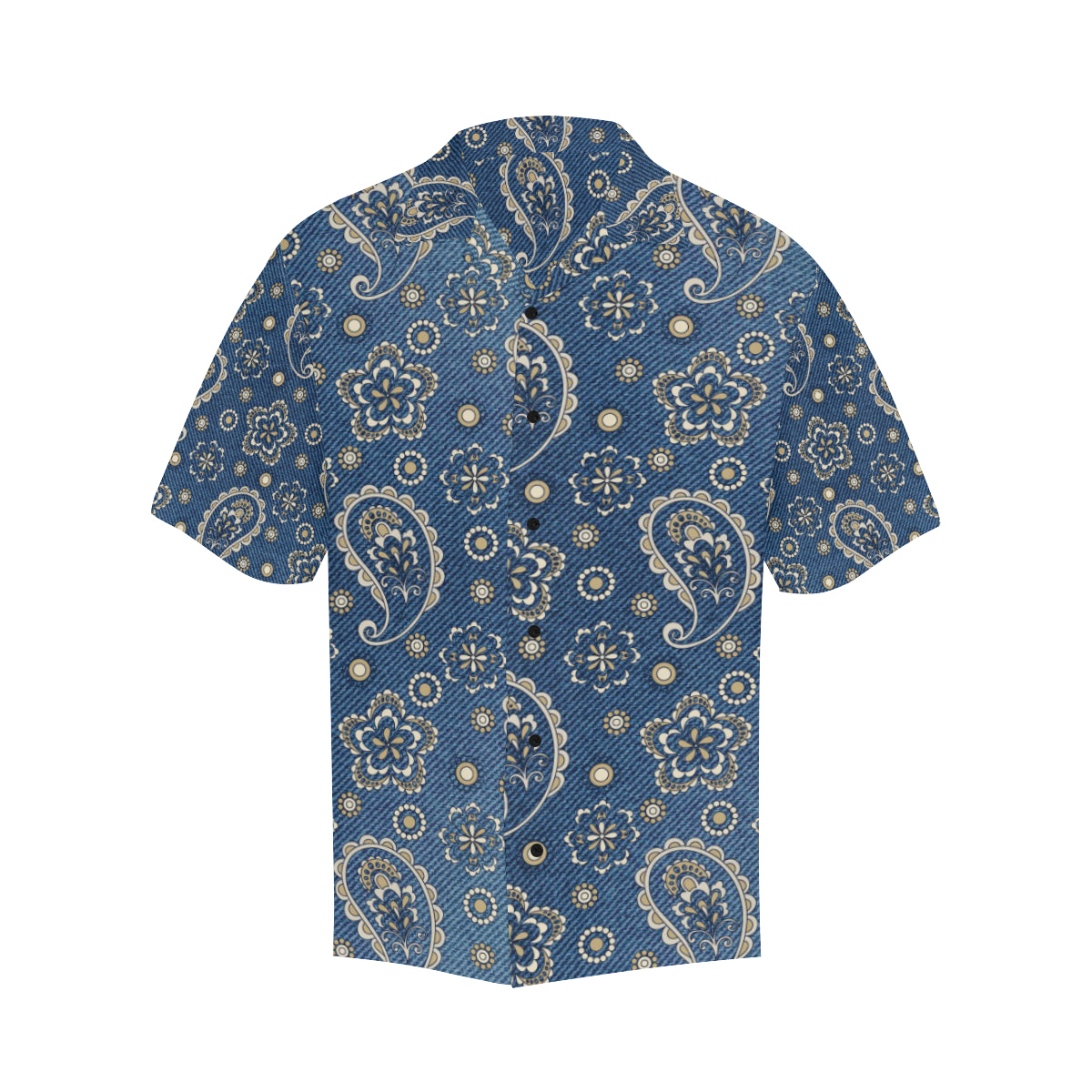 Jean Paisley Pattern Print Design 01 Men's Hawaiian Shirt