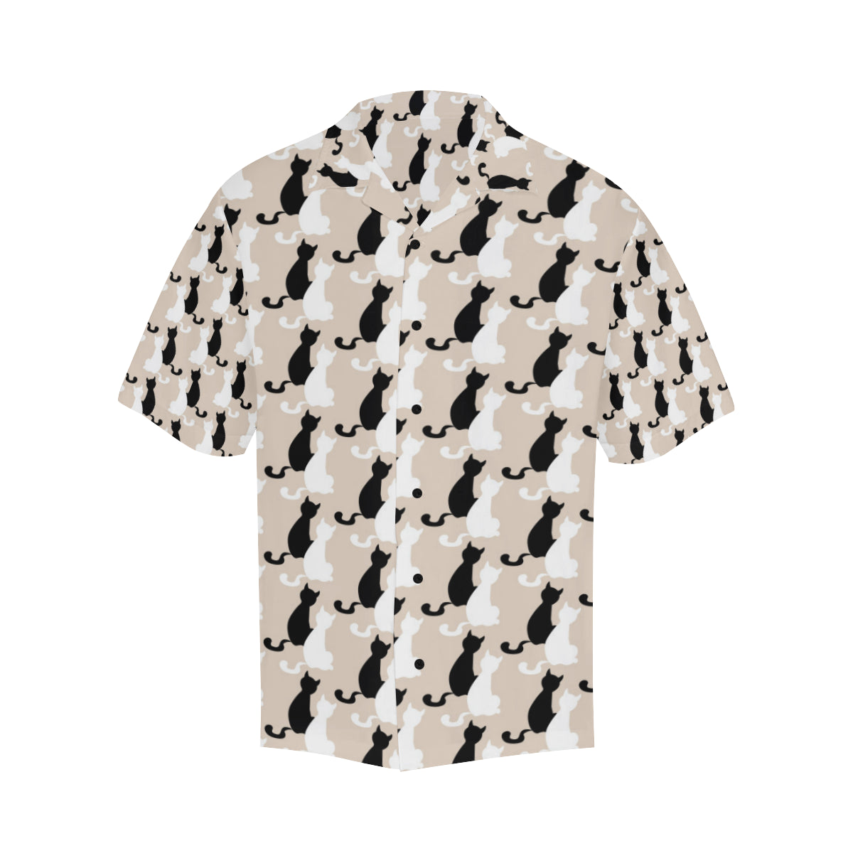 Cat Pattern Print Design 04 Men's Hawaiian Shirt